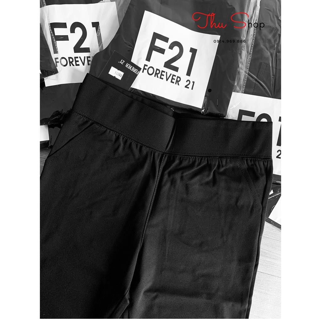 Quần legging F21 cạp cao, nâng mông, chất umi dày đẹp cao cấp Q2B03