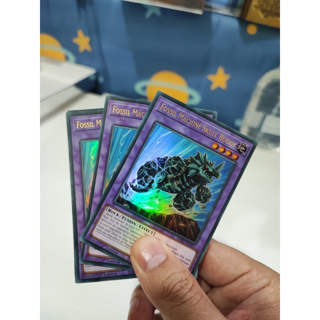 1 lá thẻ bài Fossil Machine Skull Buggy - GFP2-EN021 - Ultra Rare 1st Edition