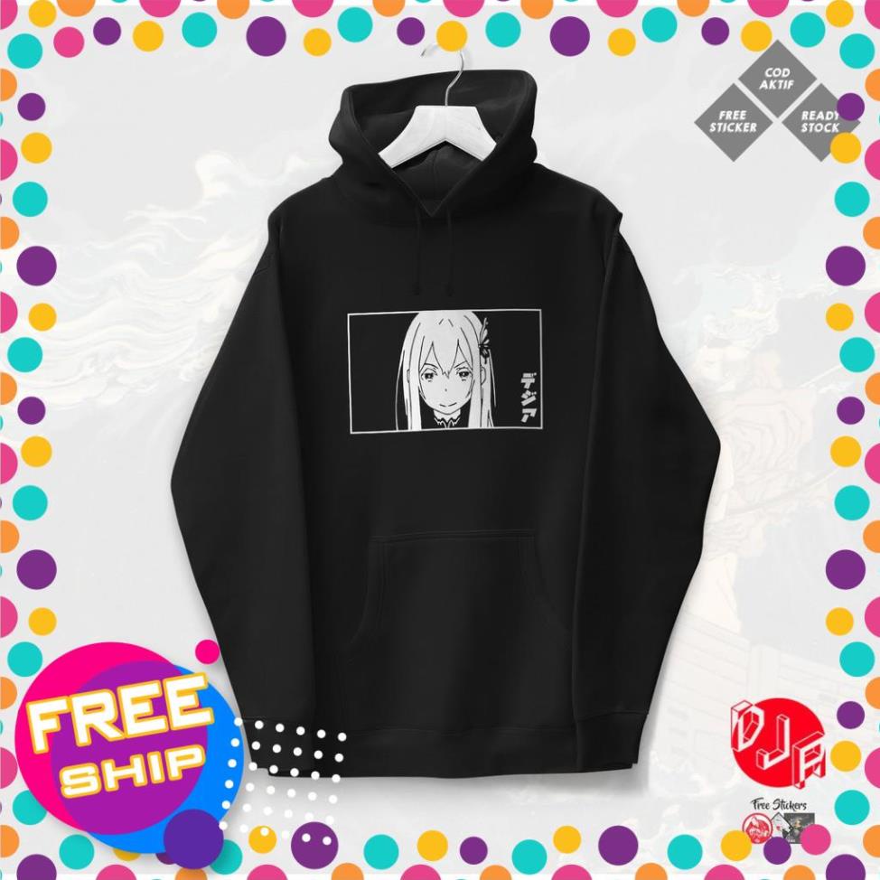 HOT- Áo HOODIE ECHIDNA WITCH OF GREED RE ZERO EKIDONA ANIME MANGA cực đẹp