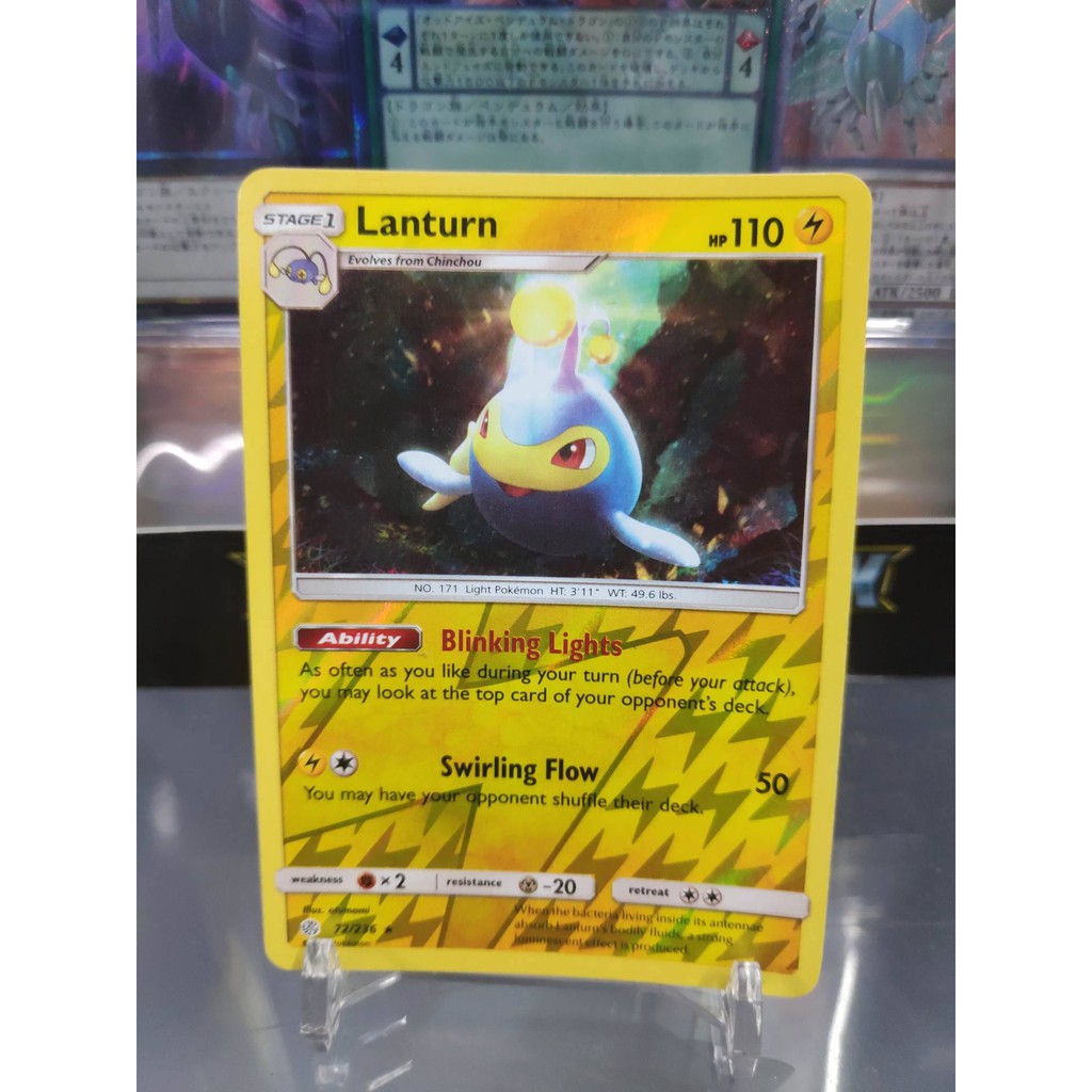 [ Dưa Hấu Yugioh ] Lá bài thẻ bài Pokemon Lanturn