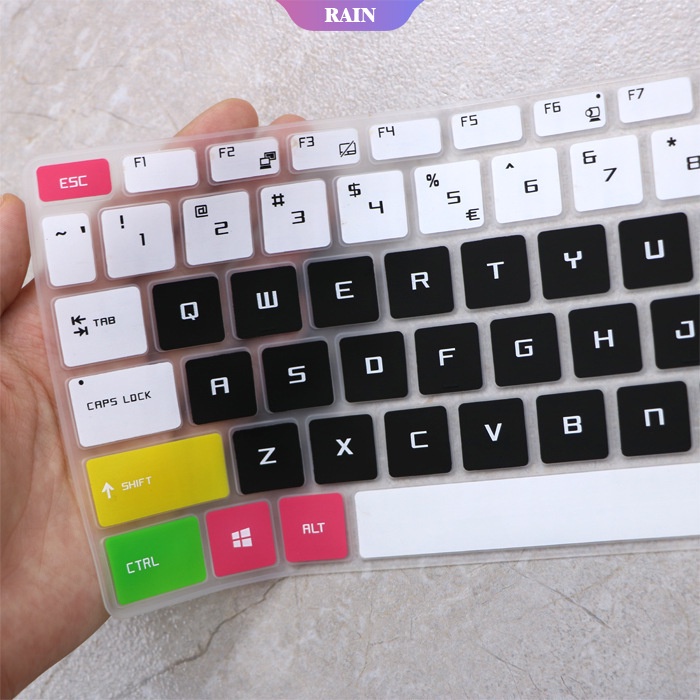 Vỏ bàn phím silicon mềm siêu mỏng Tấm bảo vệ da cho máy tính xách tay chơi game MSI GF63 8rd 8rc GS65 15,6 inch GF 63-RAIN