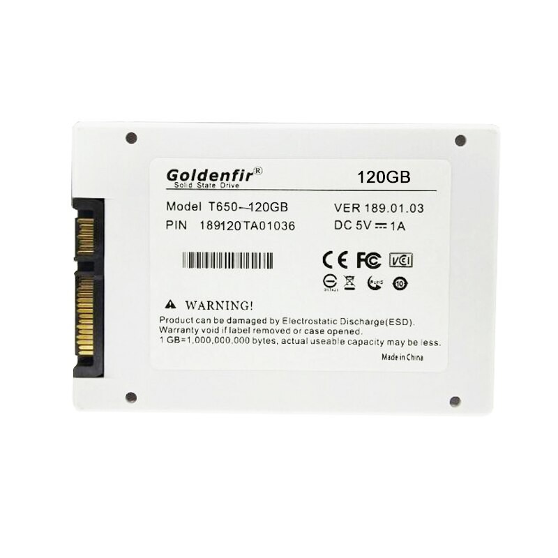 Ổ cứng Goldenfir SSD  120G 2.5" chất lượng cao | BigBuy360 - bigbuy360.vn