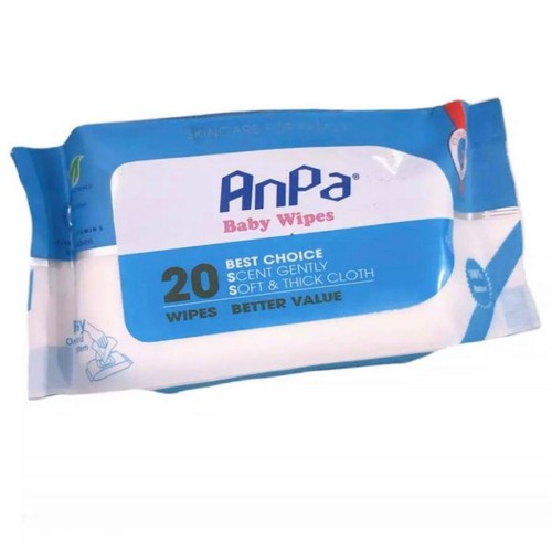 Khăn Giấy Ướt Anpa baby wipes Bỏ Túi  Không Mùi