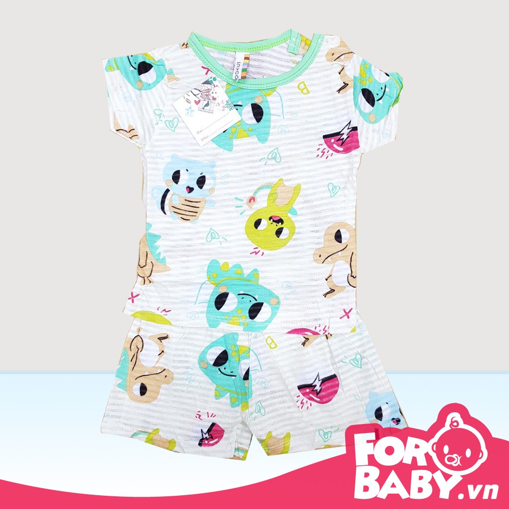 Đồ bộ quần áo cho bé chất cotton sợi tre 5-15kg