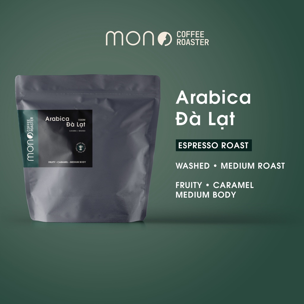 Cà phê Espresso Arabica Đà Lạt G1 - Cà phê hạt rang xay MONO Coffee Roaster | BigBuy360 - bigbuy360.vn