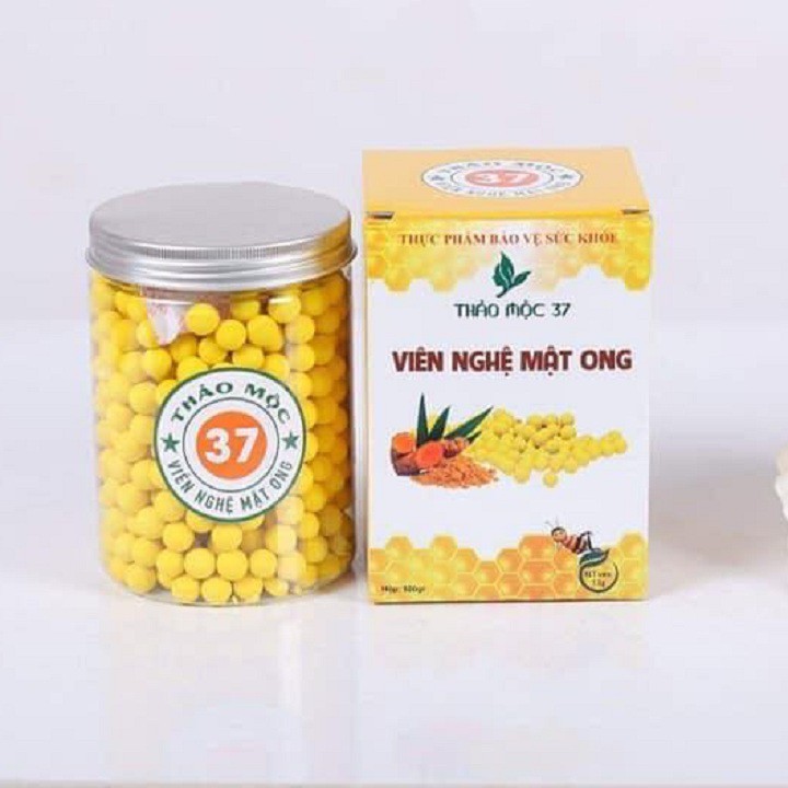 [Tặng kẹo mầm lúa mạch gold 140k] khi mua hũ to viên tinh nghệ mật ong 37 của Thảo Mộc 37