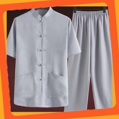 Bộ đồ mặc nhà cho ông, cho bố ( cổ tàu ngắn tay2 )