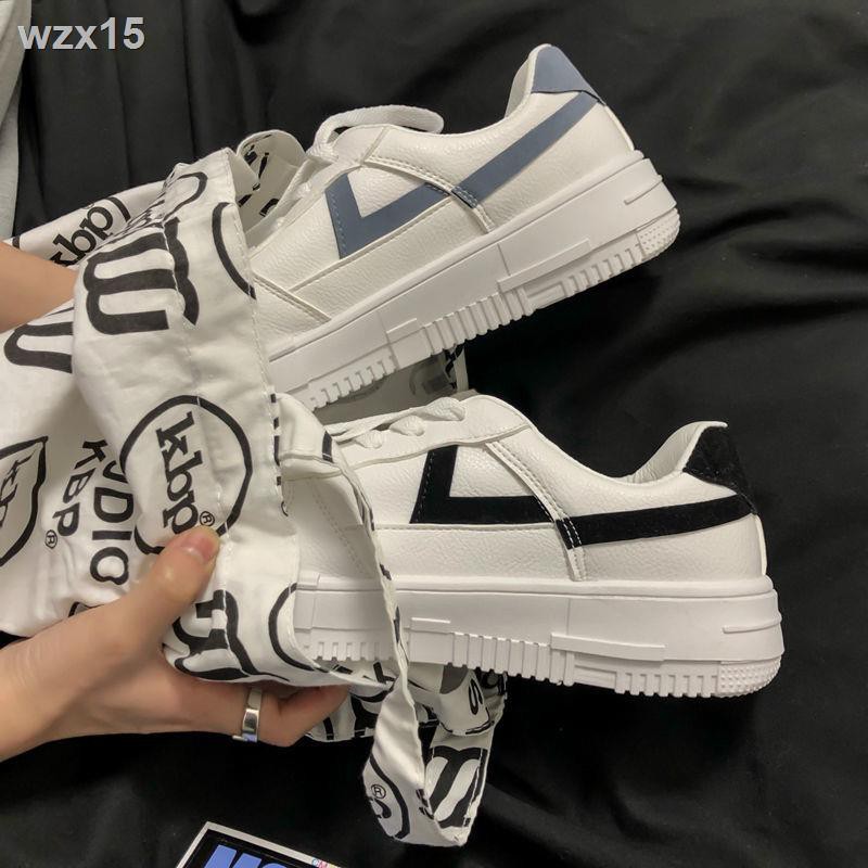spring 2021 giày trắng nhỏ nam thời trang hàn quốc Air Force One aj thường thể thao thoáng khí thấp