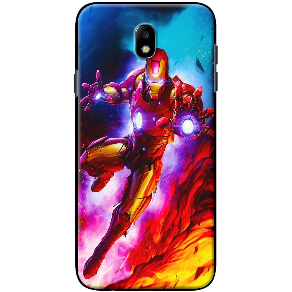 Ốp lưng Samsung J3 2018, J7 2018, J7 Pro, J3 Pro - Iron Man Lửa