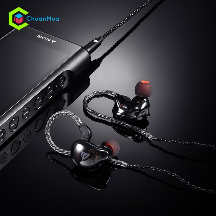 Tai nghe QKZ VK1 âm thanh Hires Bass cực mạnh với Driver kép - PKA220