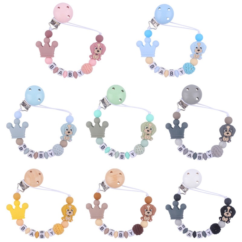 Bộ Đồ Chơi Ngậm Nướu Bằng Silicone Đính Hạt Dành Cho Trẻ Em