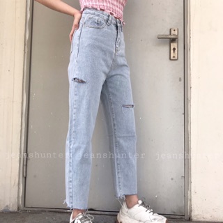 Quần jeans ống suông chloe jeans