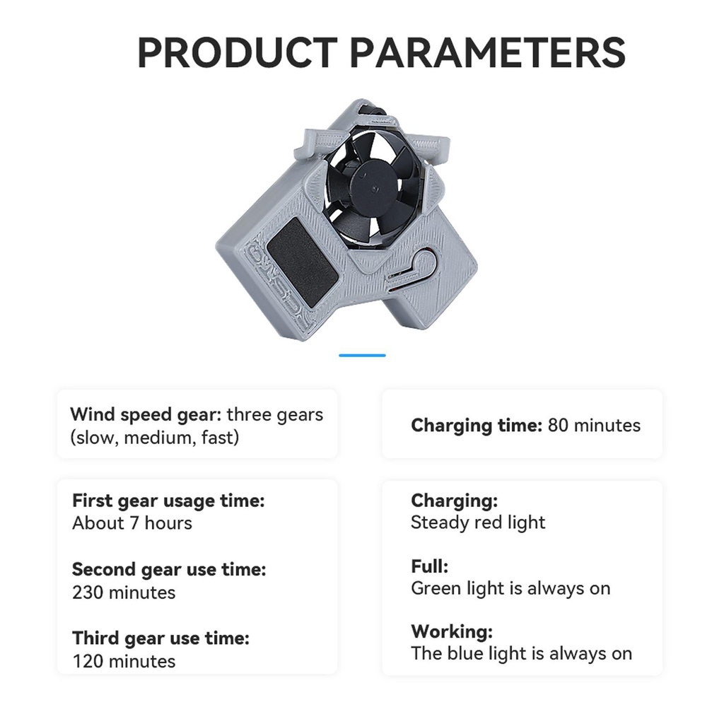 Quạt Tản Nhiệt 3 Tốc Độ Cho Drone DJI Mini 3 Pro