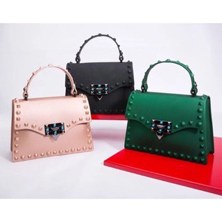 Túi valentino đinh silicon giả vân da hot nhất 2018