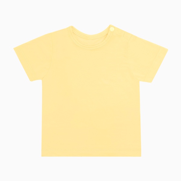 Áo cài vai tay ngắn Coolmom chất liệu sợi tre cao cấp màu hồng flamingo size 12M / CM-0009-12M-HF