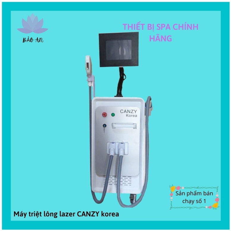 Máy 2in1 Máy Triệt Lông, CANZY KOREA, Máy Triệt Lông &amp; Laser ( Hàng Loại 1 )