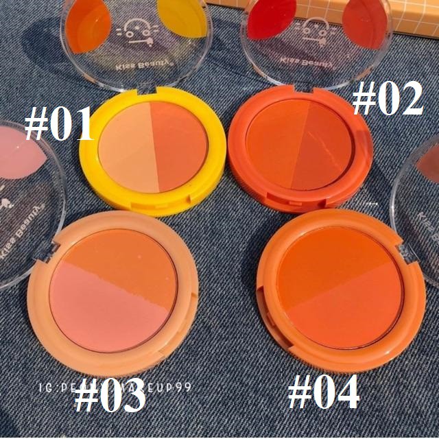[ GIÁ SỈ ] Phấn Má Hồng 2 Tone Màu Hot Kiss Beauty Two-Tone Blusher | BigBuy360 - bigbuy360.vn