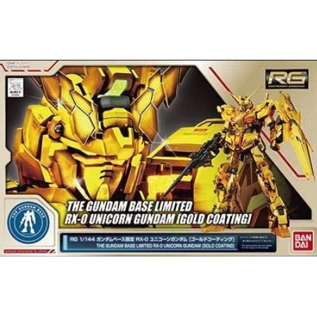 Mô hình RG Unicorn Gundam Gold Coating