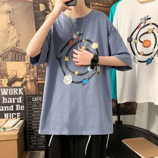 Áo phông trơn nam nữ tay lỡ unisex AP06 áo thun dáng rộng cổ tròn phong cách hàn quốc,chất vải cotton mát co giãn