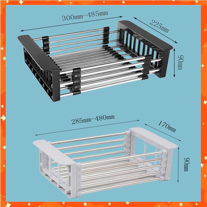 (FS+HoànXu)Kệ để đồ trong bồn rủa bát chờ ráo nước (HSN)