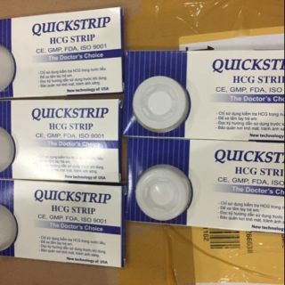 Date mới (Rẻ nhất) ( Combo 5 que thử thai quick (Rê Vô Địch)