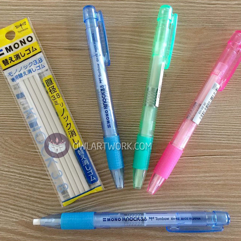 [CHÍNH HÃNG] Bút GÔM bấm Tombow Mono Knock
