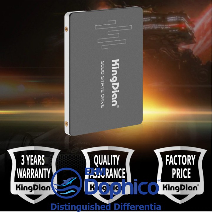 Ổ cứng SSD KingDian 120GB Sata3 – CHÍNH HÃNG – Bảo hành 3 năm – SSD 120GB – Tặng cáp dữ liệu Sata 3.0