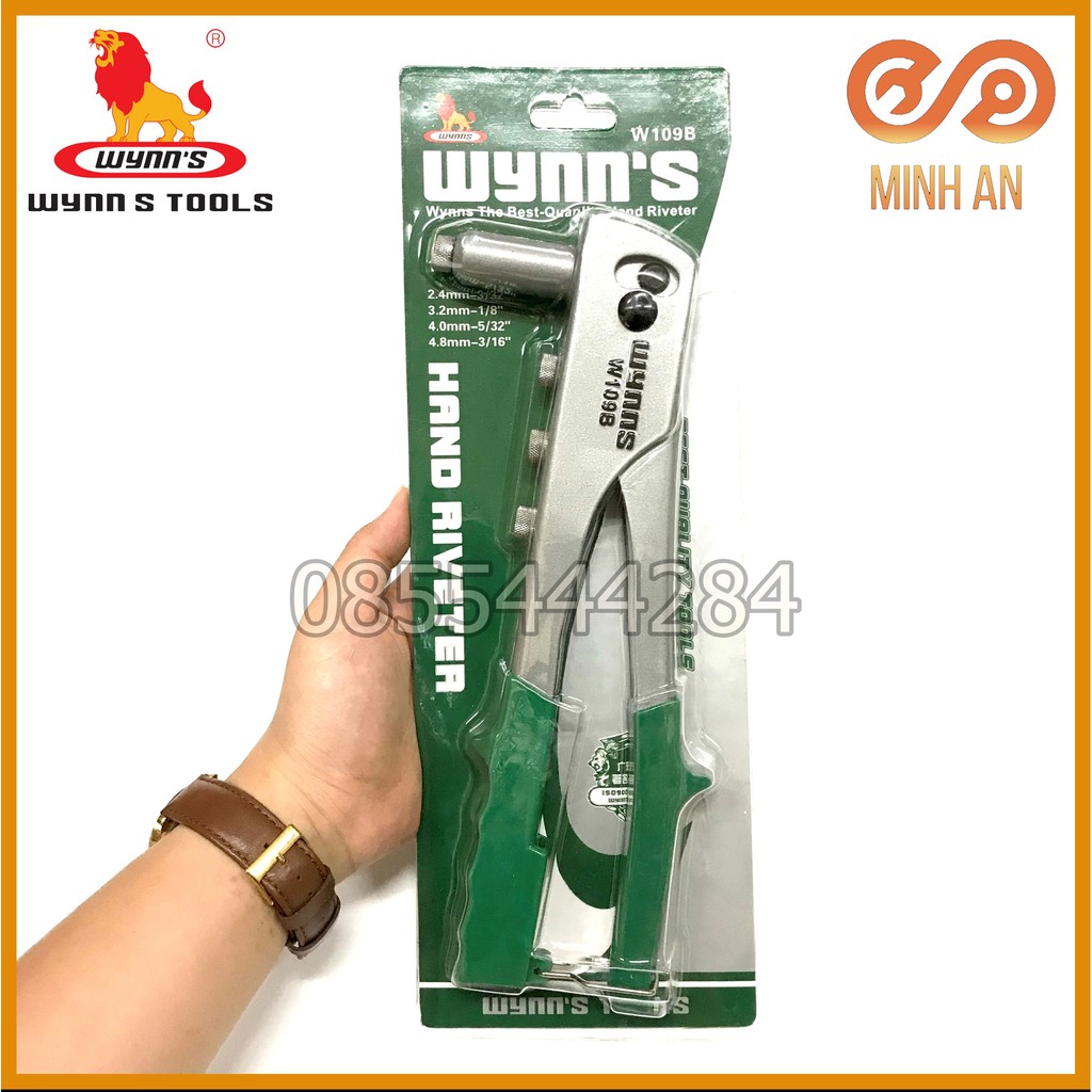 Kìm rút đinh Riveter cầm tay [HÀNG CHÍNH HÃNG] WYNN'S W109B