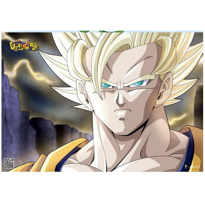 Set 8 tấm tranh poster to A3 Dragon Ball anime áp phích siêu chất