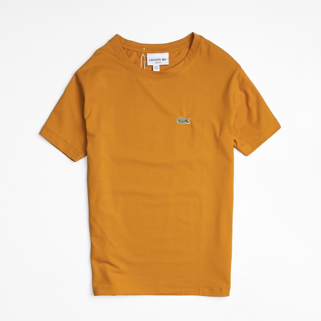 Áo thun Lacot xuất khẩu màu vàng vải cotton chất lượng cao cấp - Phong cách Doanh Nhân