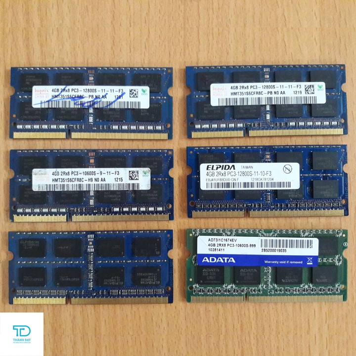 Ram Laptop DDR3 4Gb bus 1600 , 1333 - Bộ nhớ trong laptop DDR3