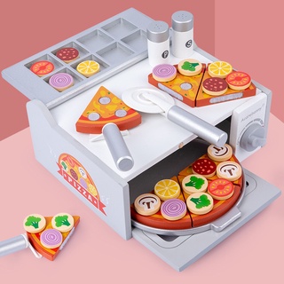 đồ chơi nấu ăn pizza bằng gỗ cho bé giá tốt hàng có sẵn