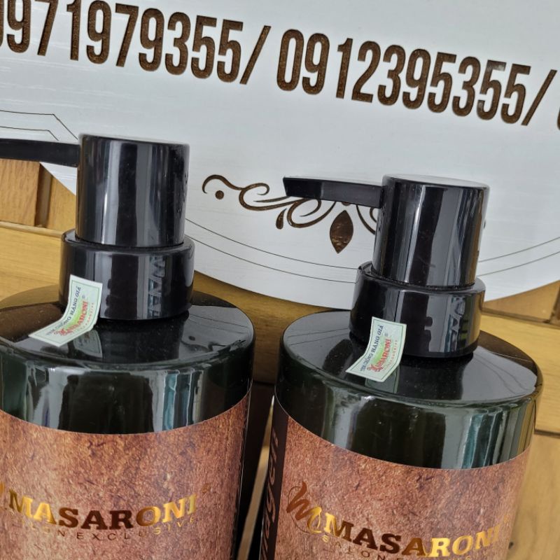 DẦU GỘI XẢ MASARONI COLLAGEN 800ML