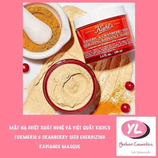 -Mặt Nạ Nghệ Việt Quất Tumeric & Cranberry Seed Energizing Radiance Masque