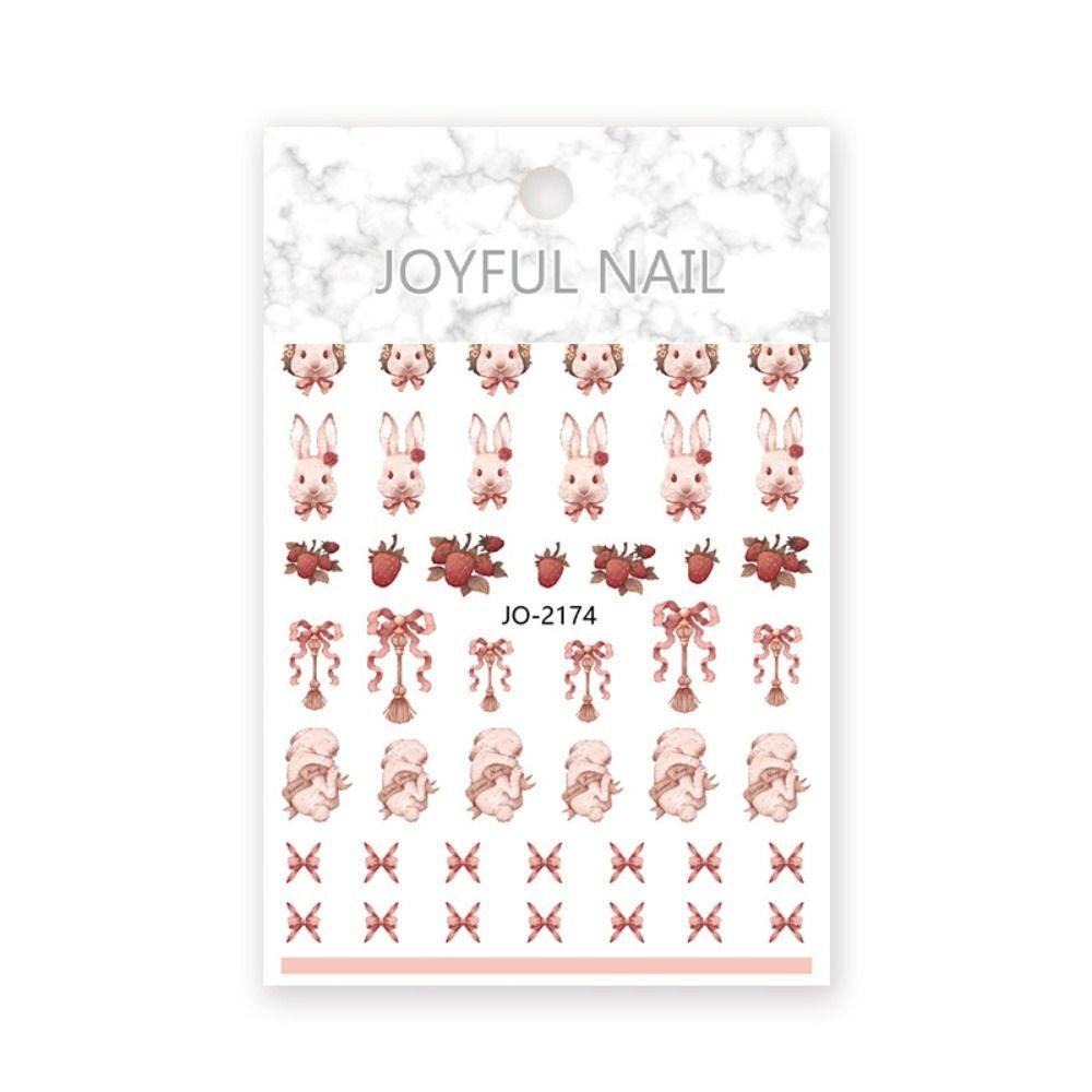 Miếng Dán Móng Tay Hình Động Vật Hoạt Hình Dễ Thương