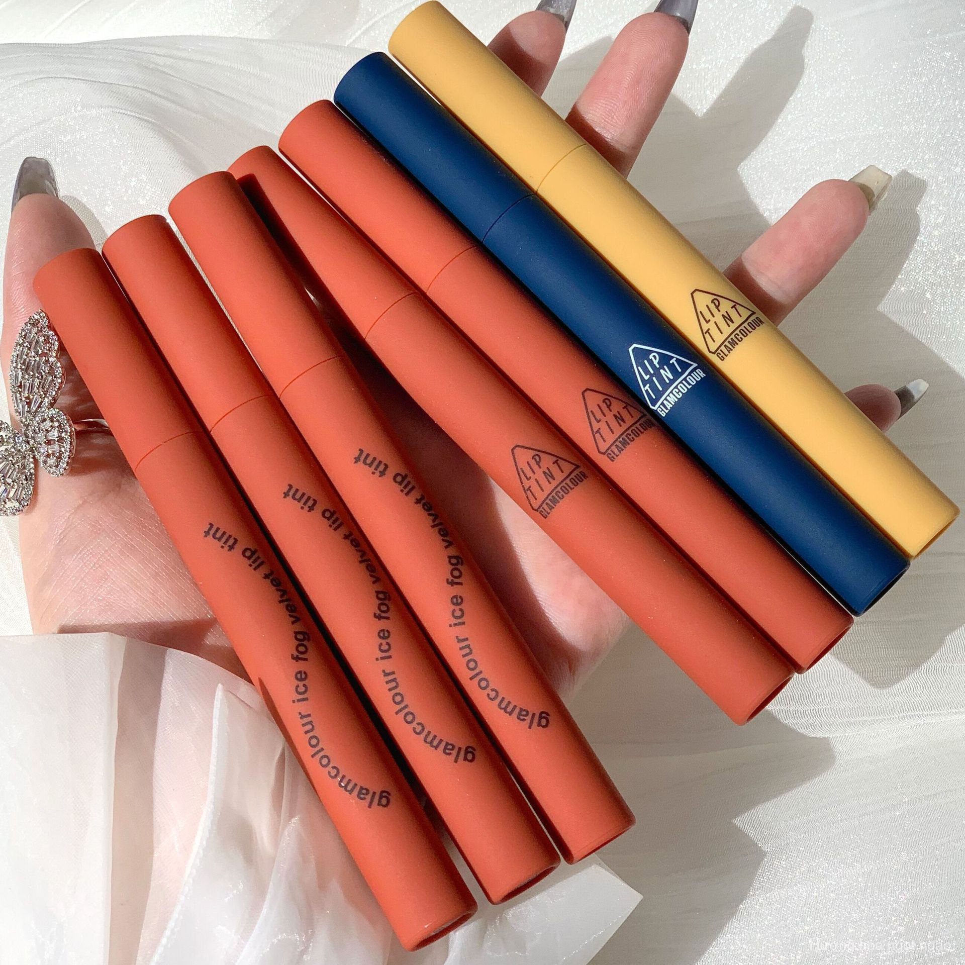 GlamColour Son kem lì Velvet matte air lip glaze, son tiktok 7 màu son bóng. | BigBuy360 - bigbuy360.vn