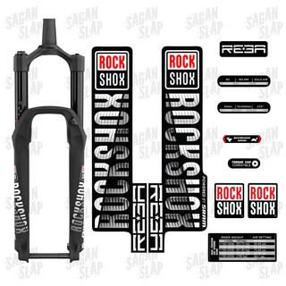 Decal dán Rockshox REBA cho mtb downhill