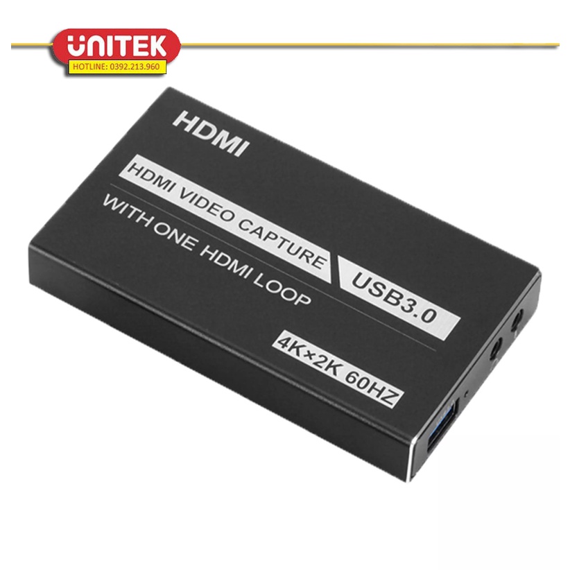 Bộ HDMI Video Capture USB 3.0 Hỗ Trợ 4K Game Video Record Live Streaming Recorder