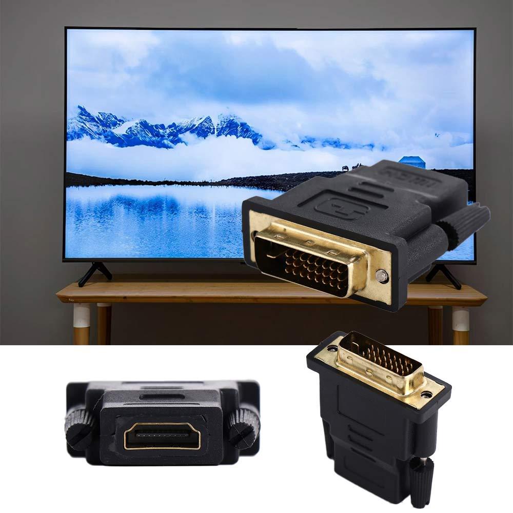 Bộ Chuyển Đổi AUGUSTINE DVI Sang HDMI|Cáp ChuyểN ĐổI Monito 1080p MàU Đen|Dây Cáp Chuyển Đổi DVI Sang HDMI Chuyên Dụng