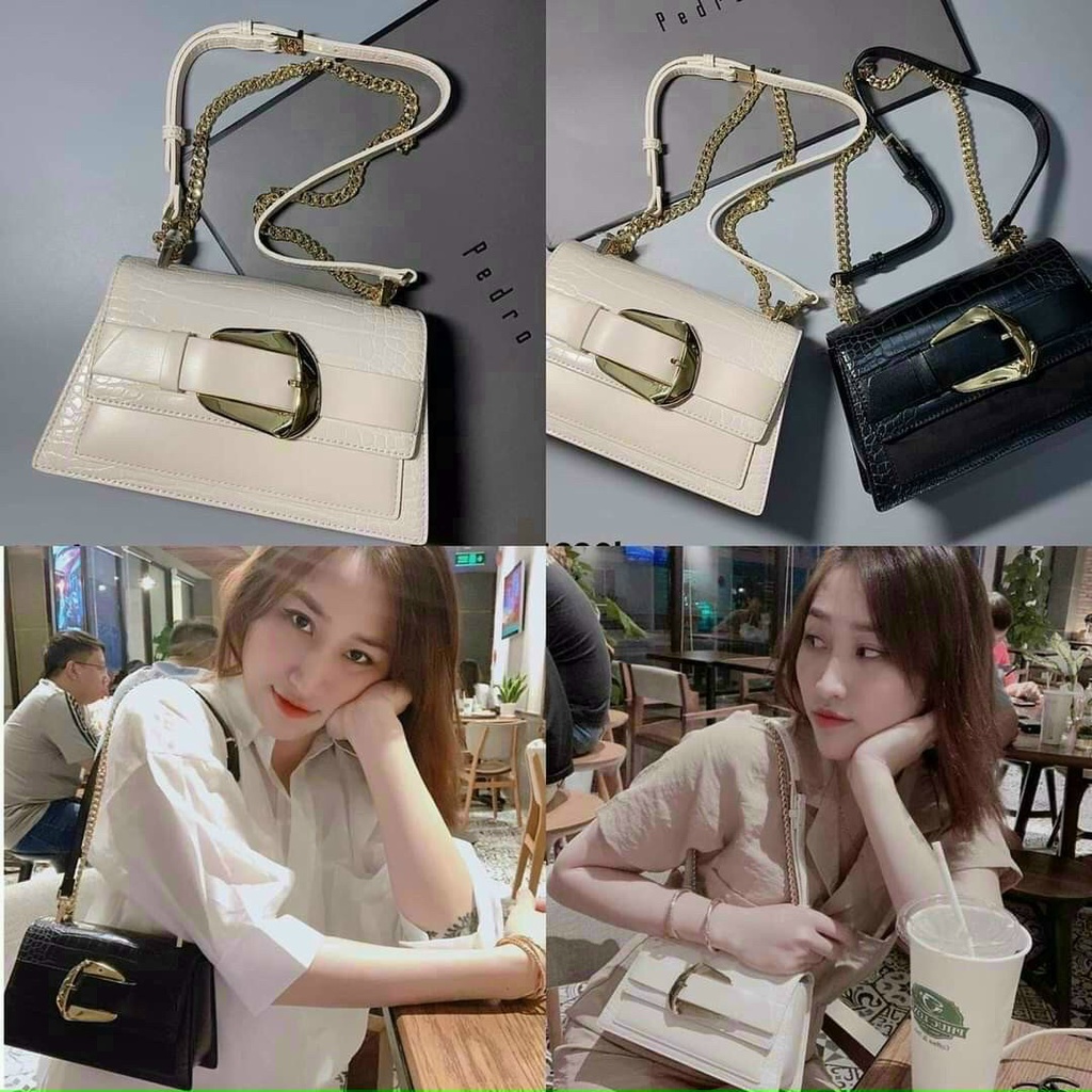 Túi xách da rắn thời trang hot trend đeo chéo