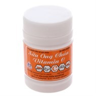 KẸO NGẬM SỮA ONG CHÚA VITAMIN C (Hũ 30 viên) - Bổ sung Vitamin C, Tăng đề kháng cho bé