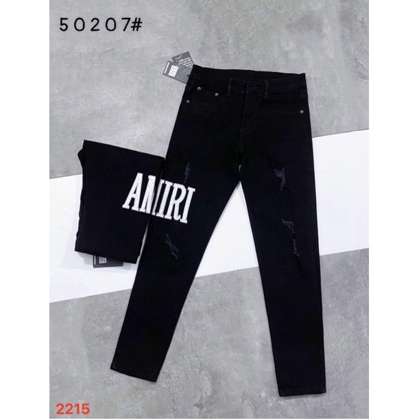 Quần Jean Amiri rách vá , quần bò nam rách vá - Bơ Boutique