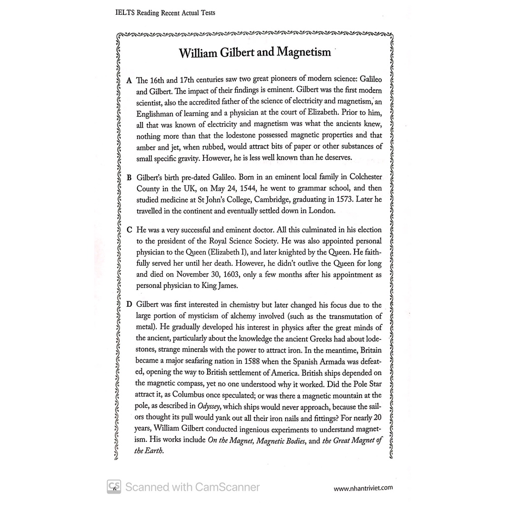 Sách Ielts Reading Recent Actual Tests