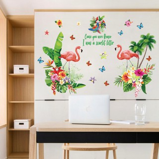 Decal Đôi Uyên Ương Hồng SK2024AB