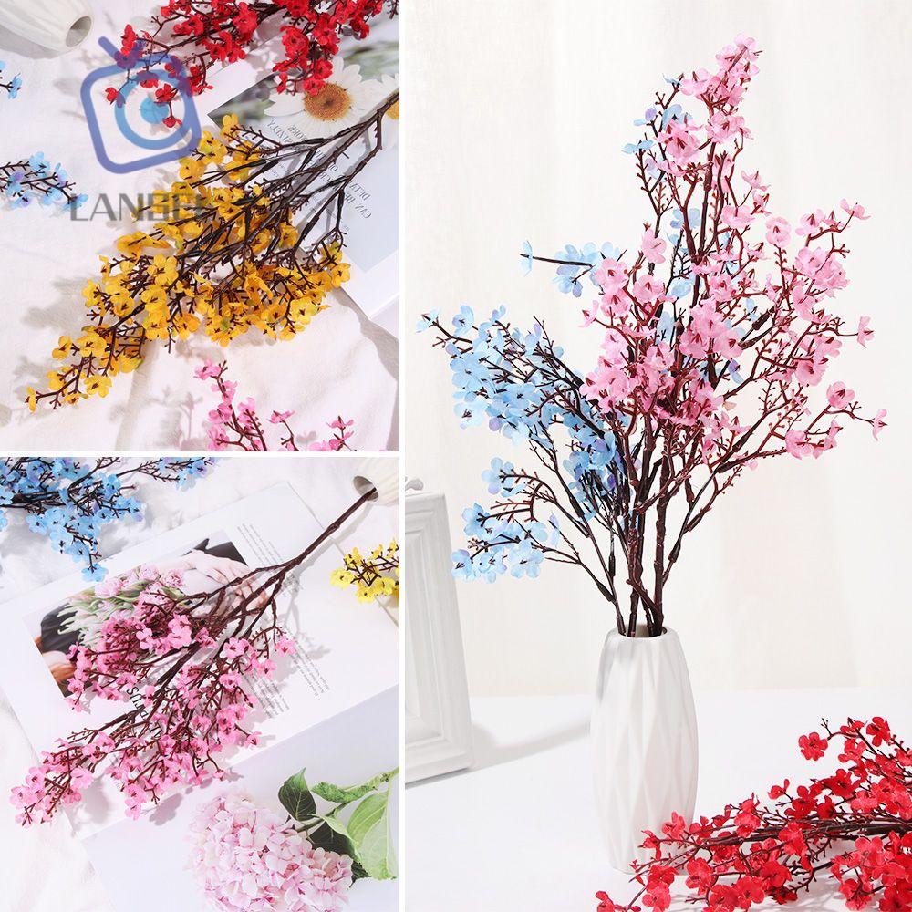 Cành hoa Gypsophila nhân tạo dài nhiều màu tuỳ chọn thời trang dùng trang trí tiệc cưới