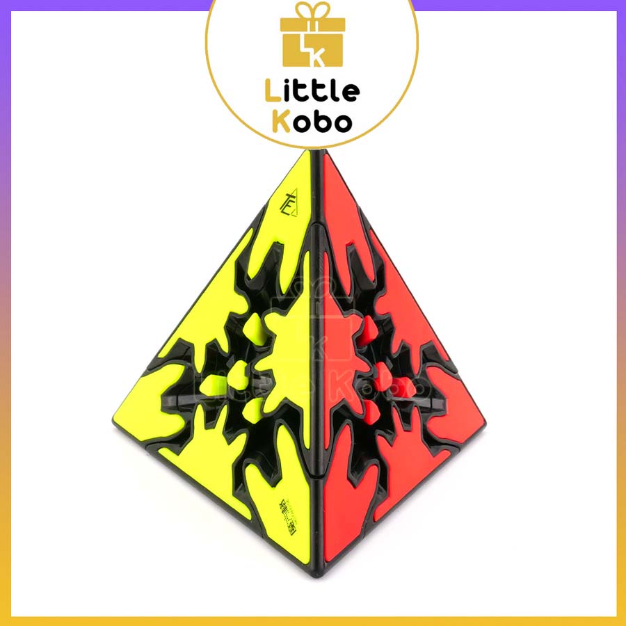 Rubik QiYi Pyraminx Gear Cube Rubic Biến Thể Bánh Răng Series Đồ Chơi Trí Tuệ Trẻ Em Phát Triển Tư Duy - Little Kobo