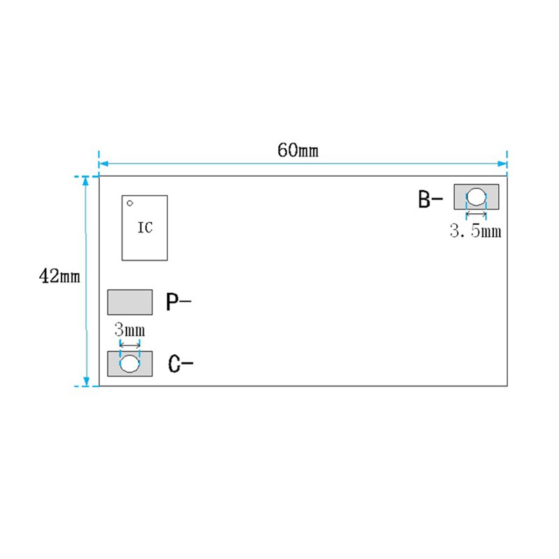 Bảng Mạch Bảo Vệ Pin 12v 16.8v 21v 100a Li-Ion Pcb (4S)