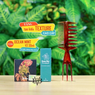 [CHÍNH HÃNG - BYVILAIN SHOP TPHCM] Sáp vuốt tóc Blumaan Cavalier Clay ngựa vằn 74ml + Tặng kèm lược tạo kiểu Chaoba