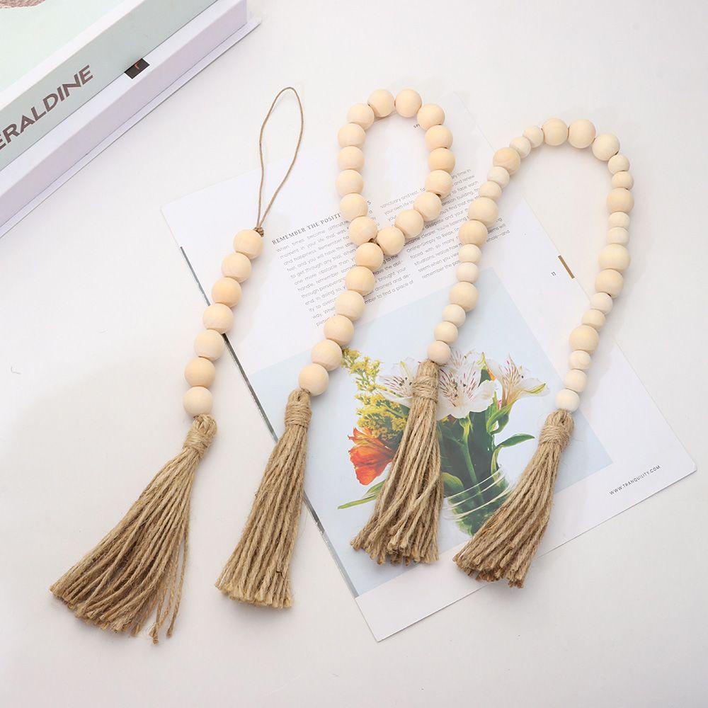 PINEVN Chuỗi Hạt Gỗ Đeo Tay Phong Cách Đồng Quê Độc Đáo