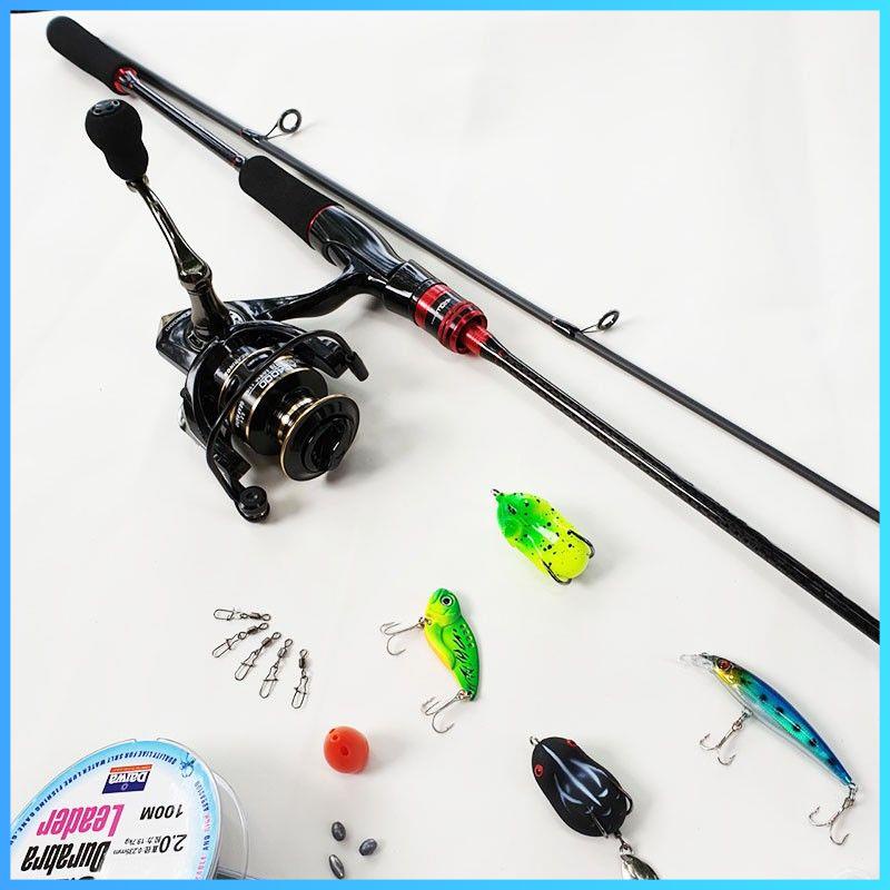 Bộ Cần Câu Lure Máy Đứng ROLLFISH BLU-NG901 kèm hộp mồi BCM1 và Dây Dù